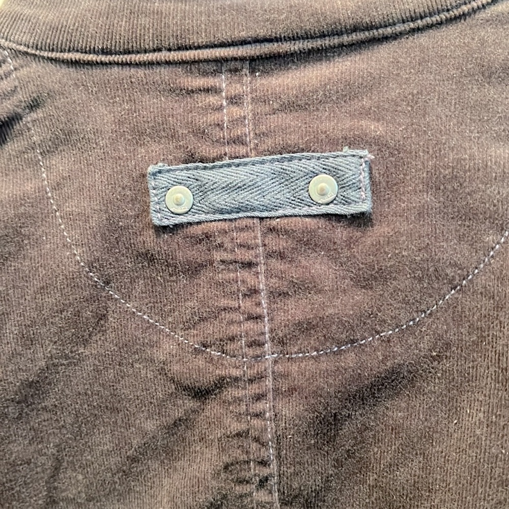 Nori Cropped Vintage Fine Cord Jacket. 97% Cotton and 3% Spandex - Picture 5 of 7